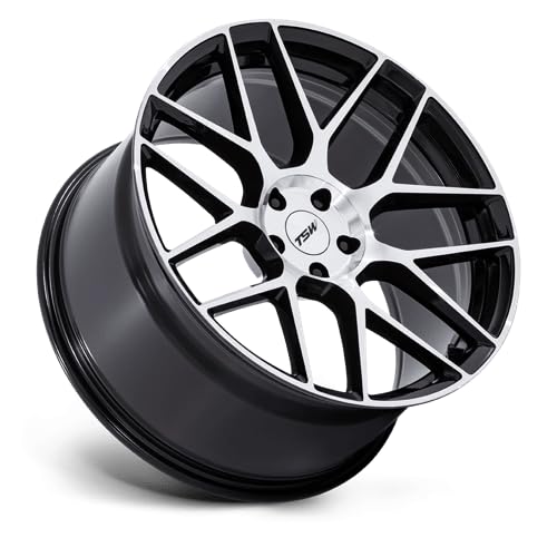 Amazon.com: 17x8 TSW TW002 Lasarthe Gloss Black Machined Wheel